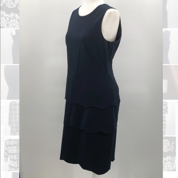 J.McLaughlin Providence Sheath Dress Navy Size 10 - Picture 11 of 15